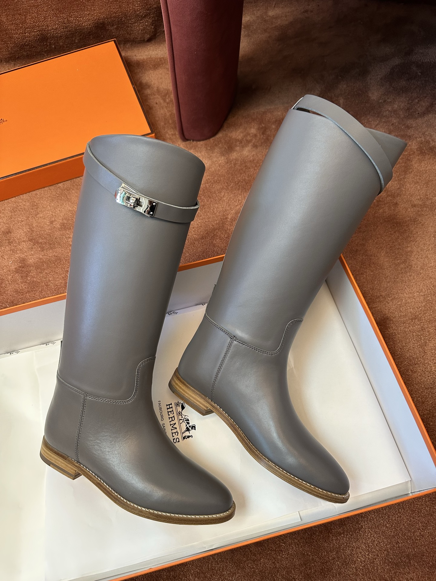 Hermes Kelly boots
