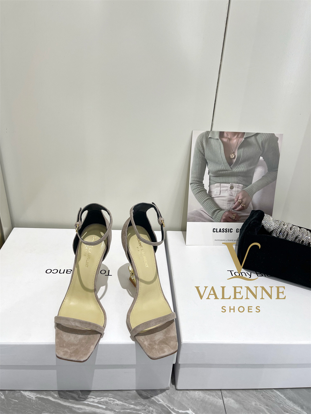 YSL Yves Saint Laurent high heels