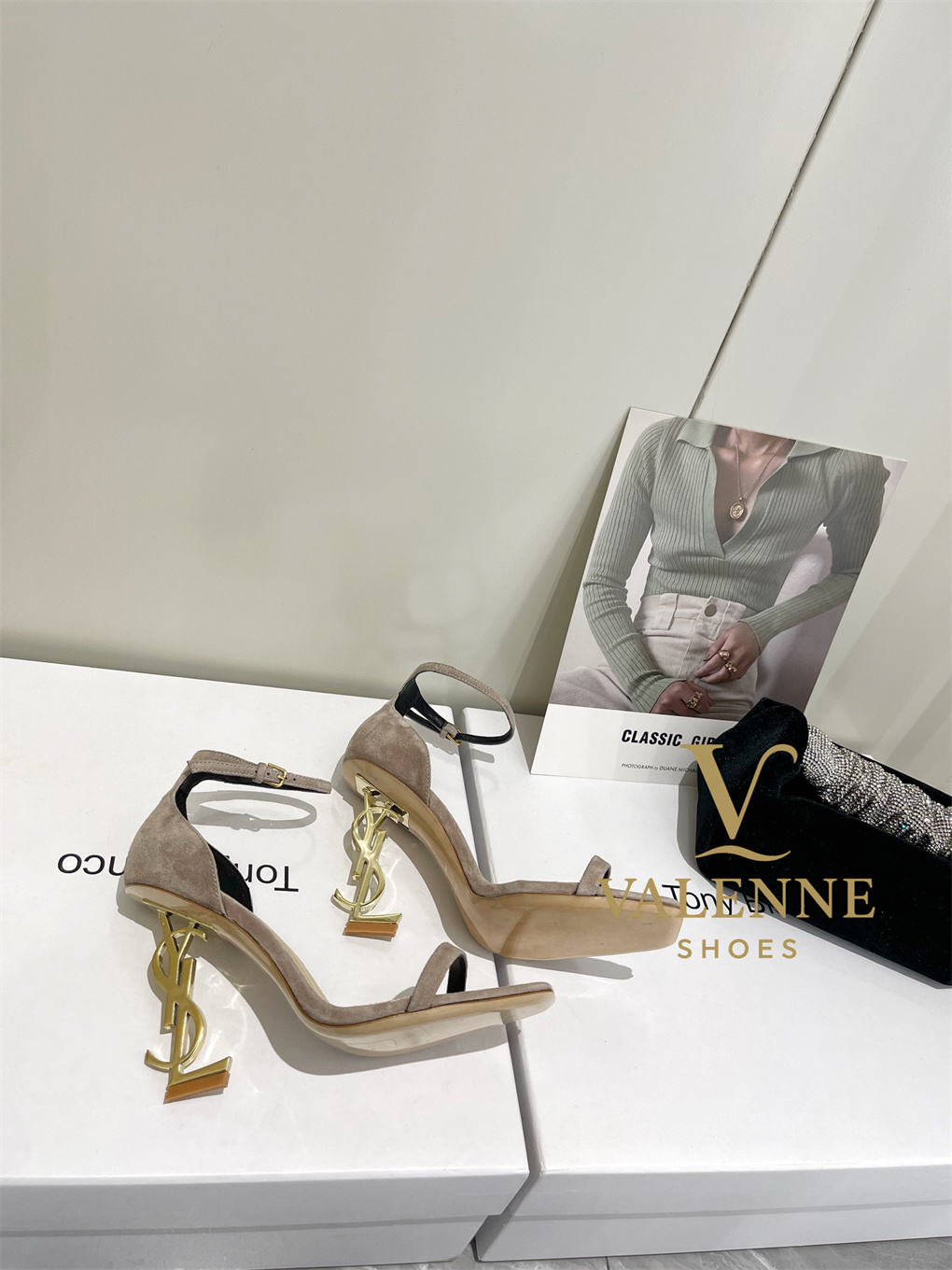 YSL Yves Saint Laurent high heels