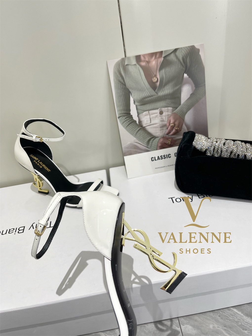 YSL Yves Saint Laurent high heels