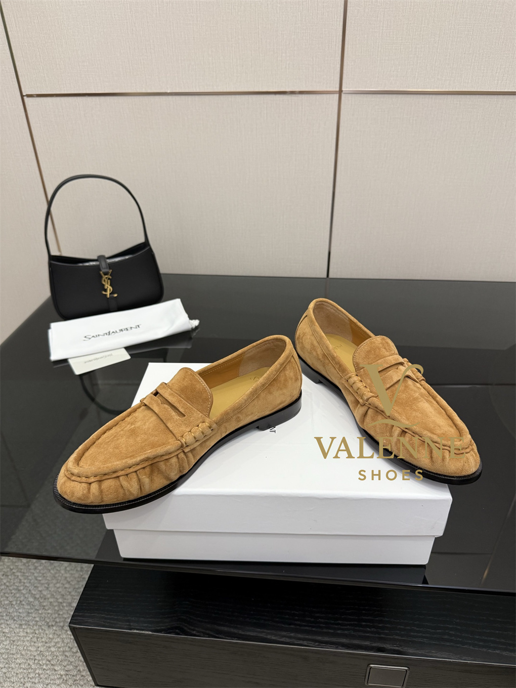 YSL Loafers Flat Shoes Yves Saint Laurent