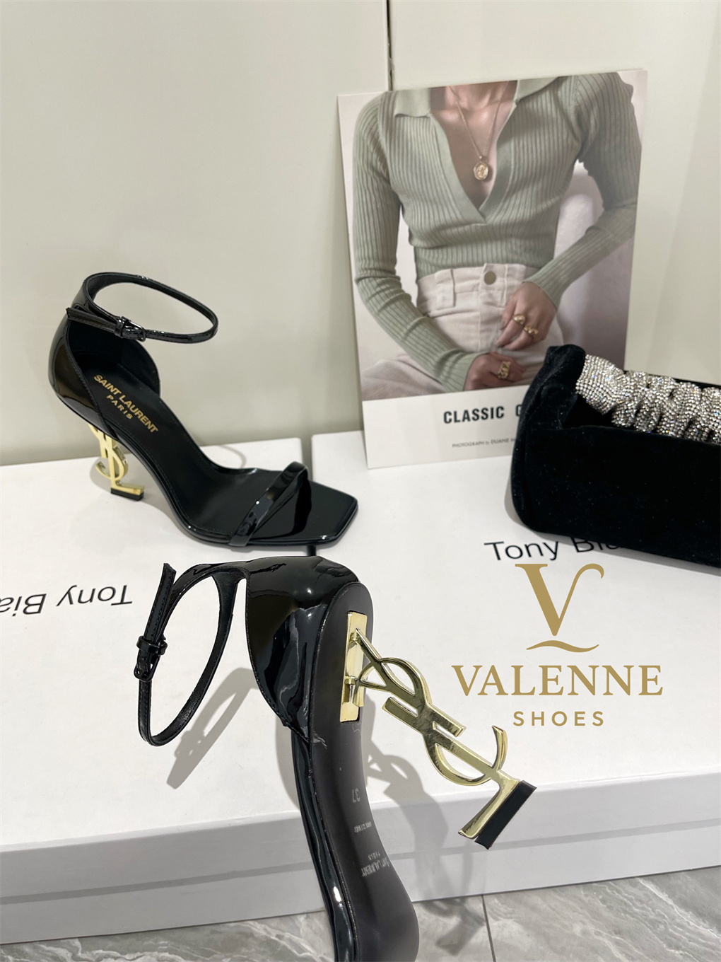 YSL Yves Saint Laurent high heels