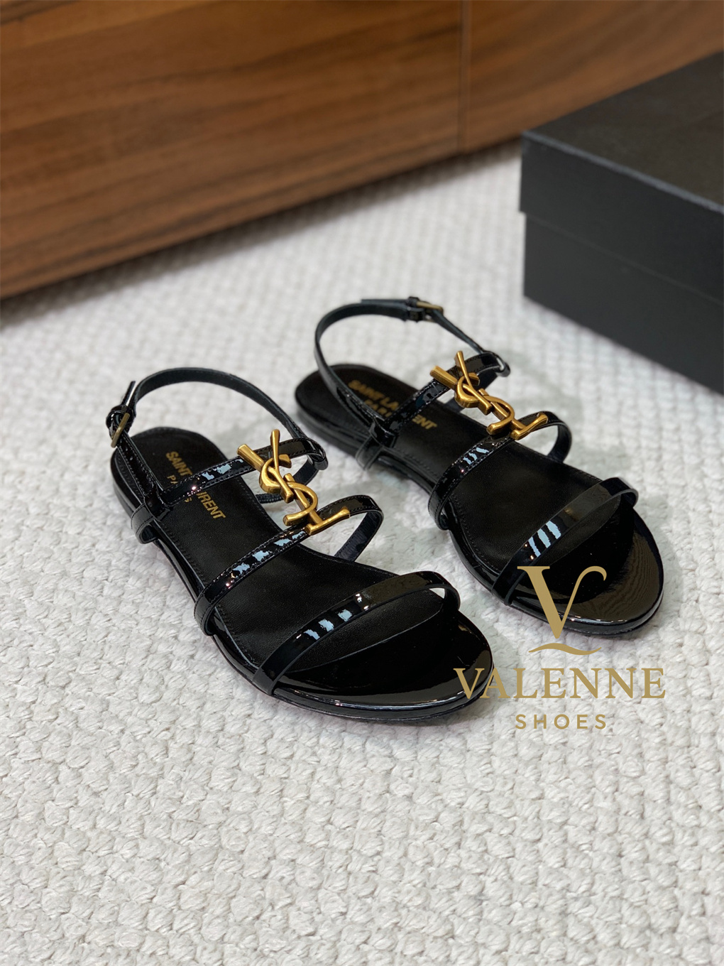 YSL Yves Saint Laurent Flat Sandals