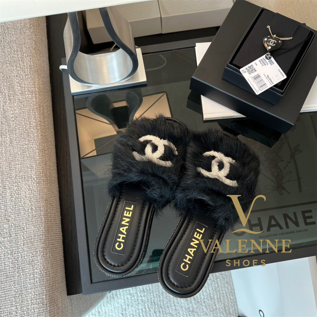 Cha Fur Slippers
