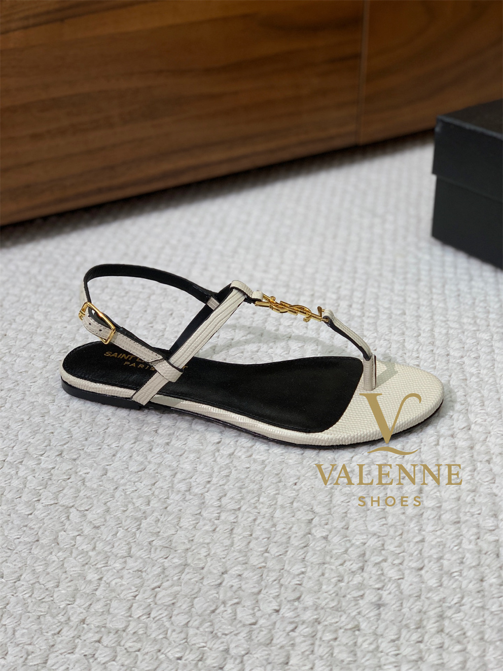 YSL Yves Saint Laurent Flat Sandals