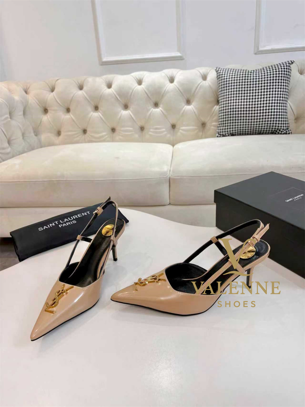 YSL Yves Saint Laurent Pointed-Toe high heels