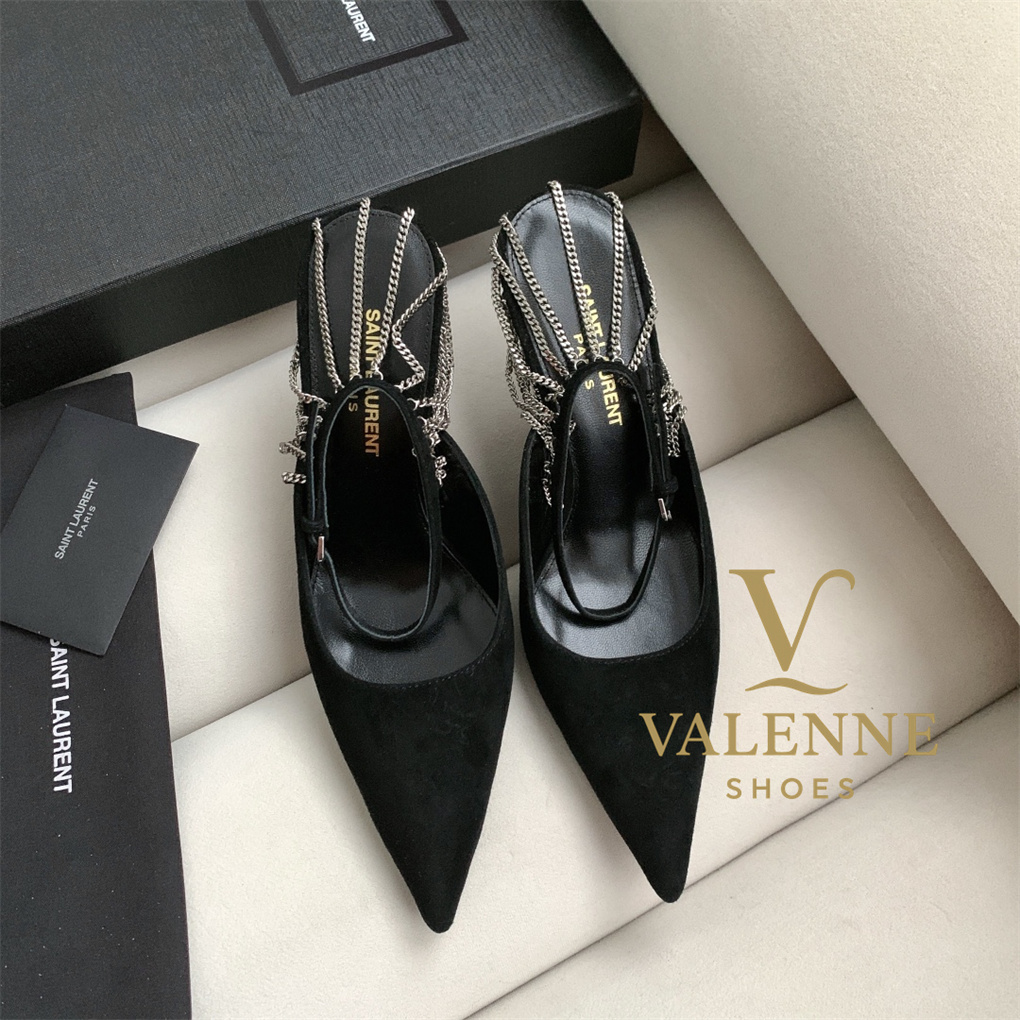 YSL Yves Saint Laurent Sling high heels
