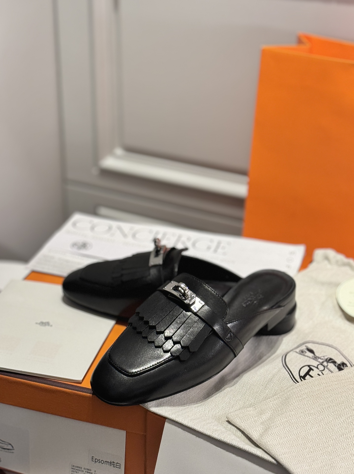 Hermes Kelly Flat shoes