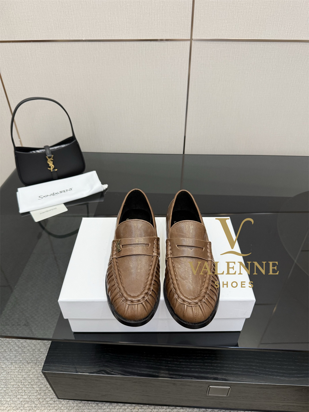 YSL Loafers Flat Shoes Yves Saint Laurent