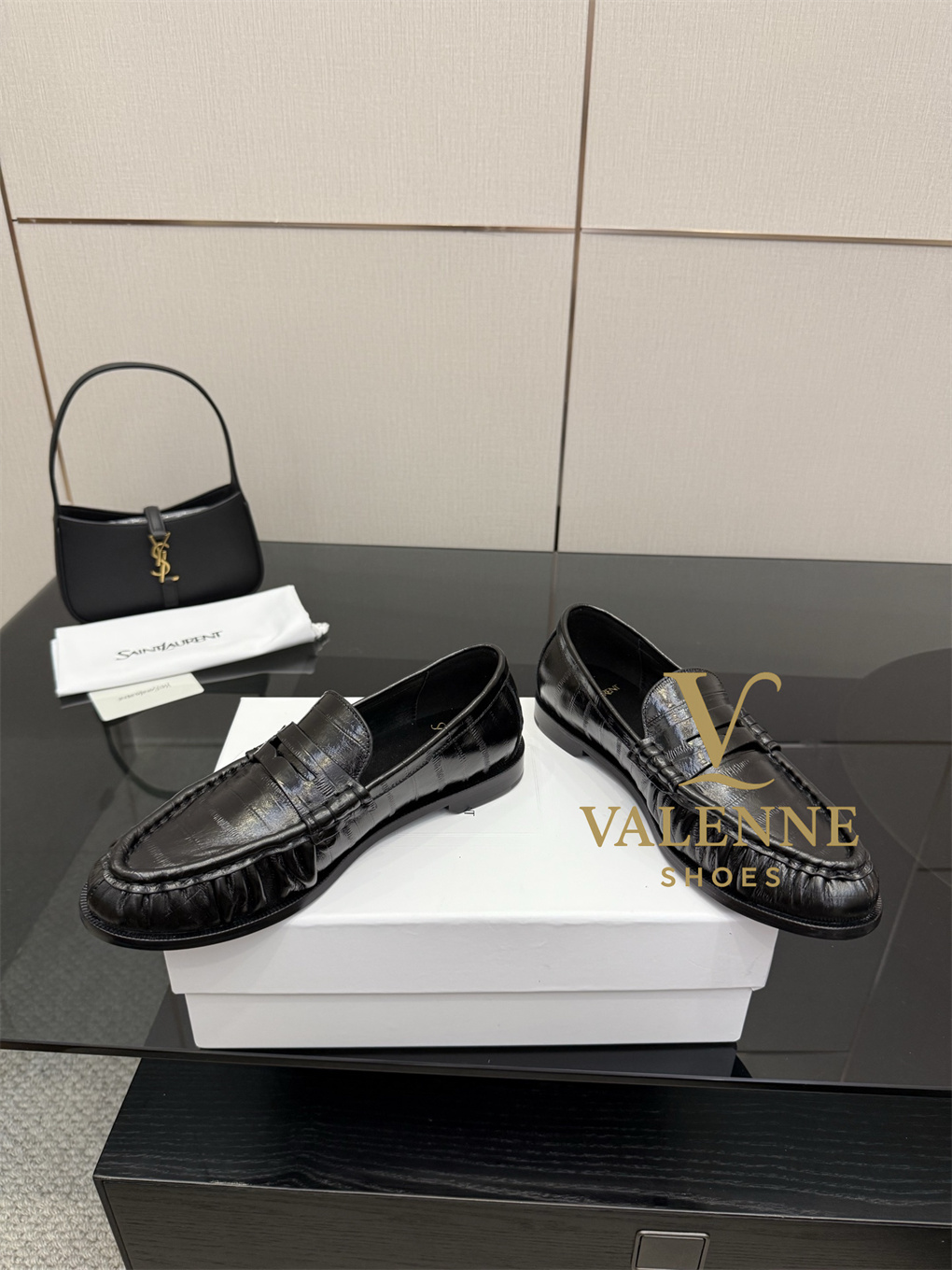 YSL Loafers Flat Shoes Yves Saint Laurent