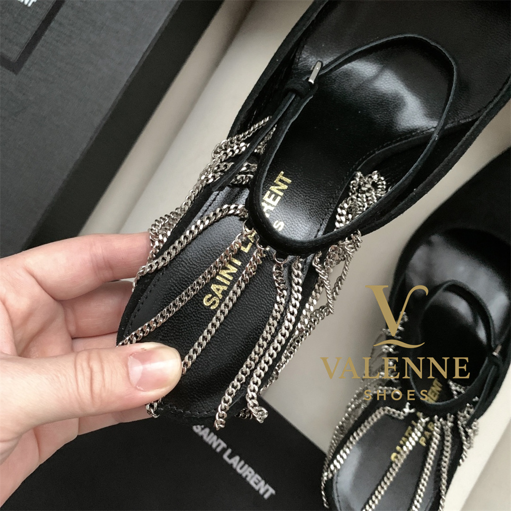 YSL Yves Saint Laurent Sling high heels