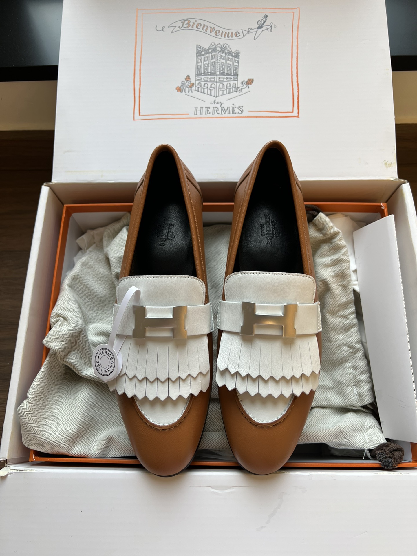 Hermes Kelly Flat shoes
