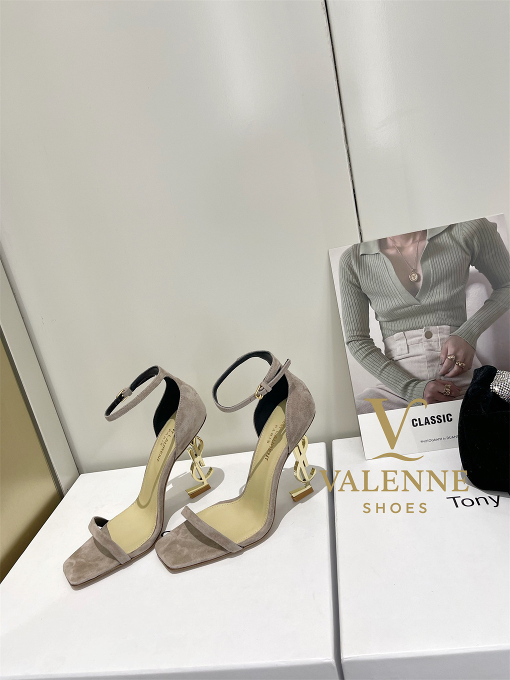 YSL Yves Saint Laurent high heels