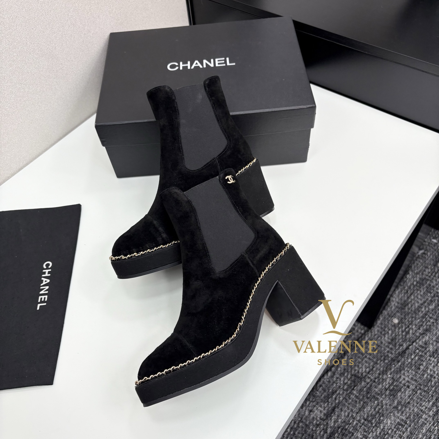 Cha Black High heels Boots