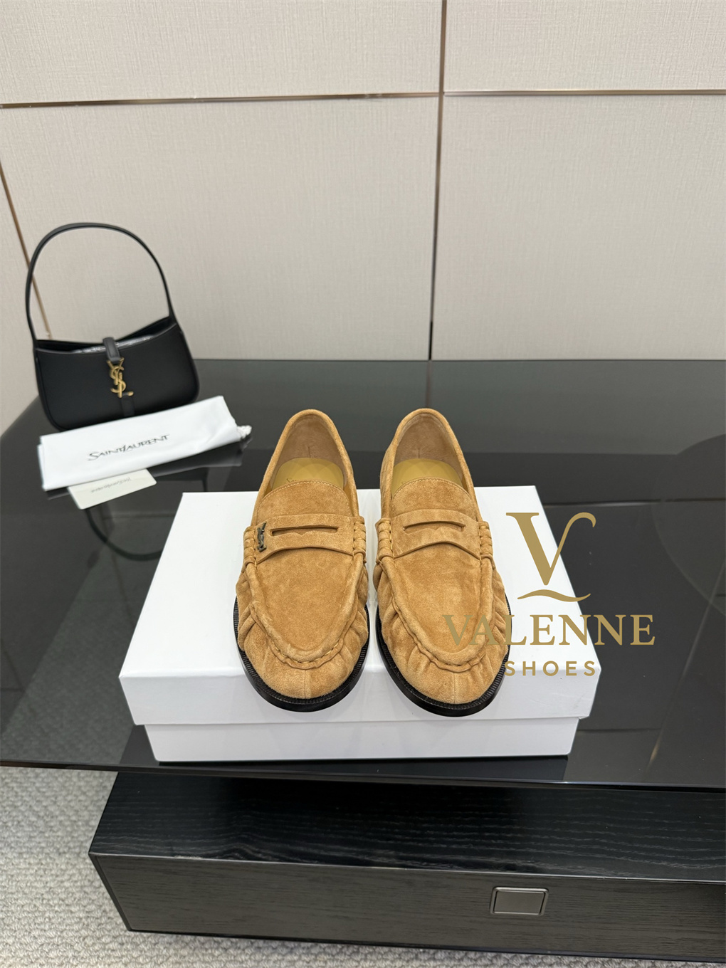 YSL Loafers Flat Shoes Yves Saint Laurent