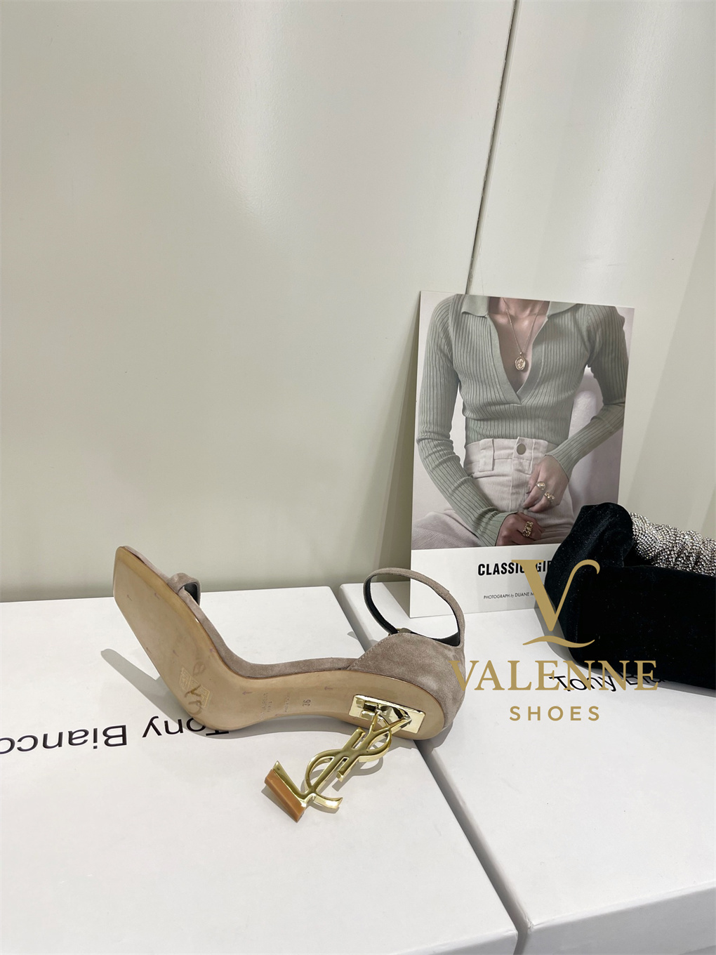 YSL Yves Saint Laurent high heels