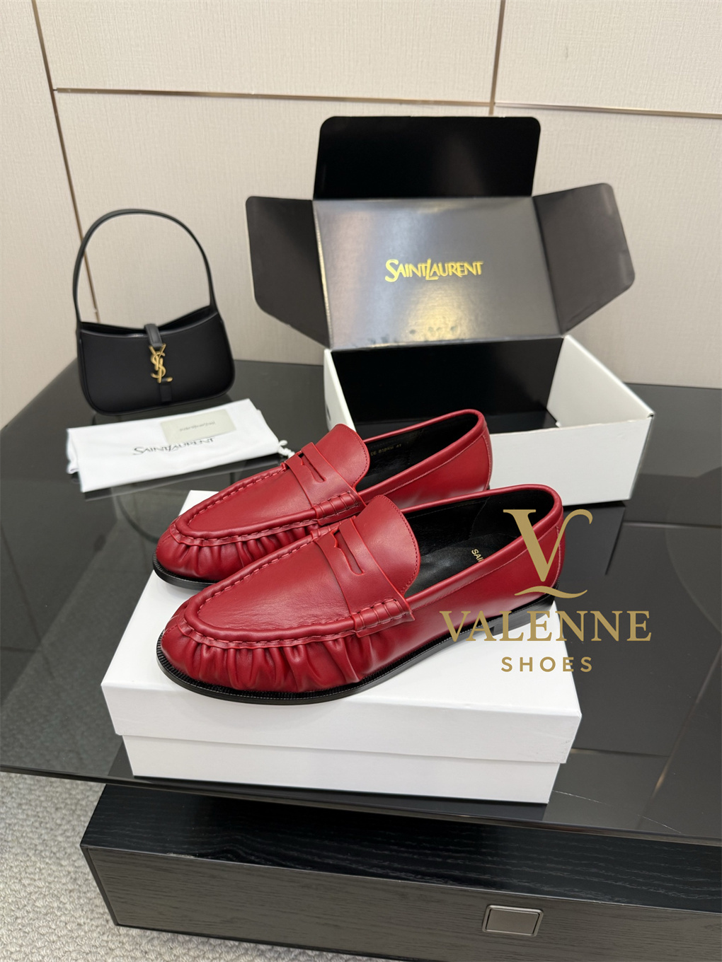 YSL Loafers Flat Shoes Yves Saint Laurent