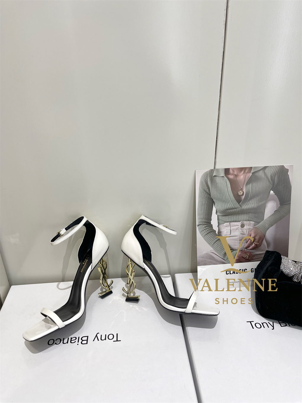 YSL Yves Saint Laurent high heels