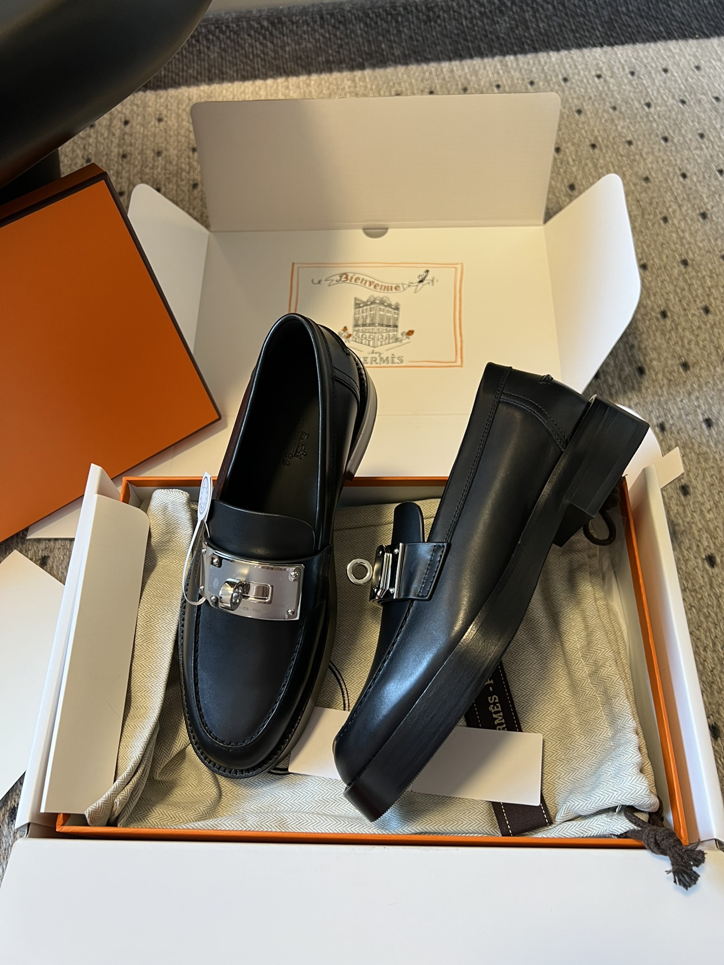 Hermes Kelly Flat shoes