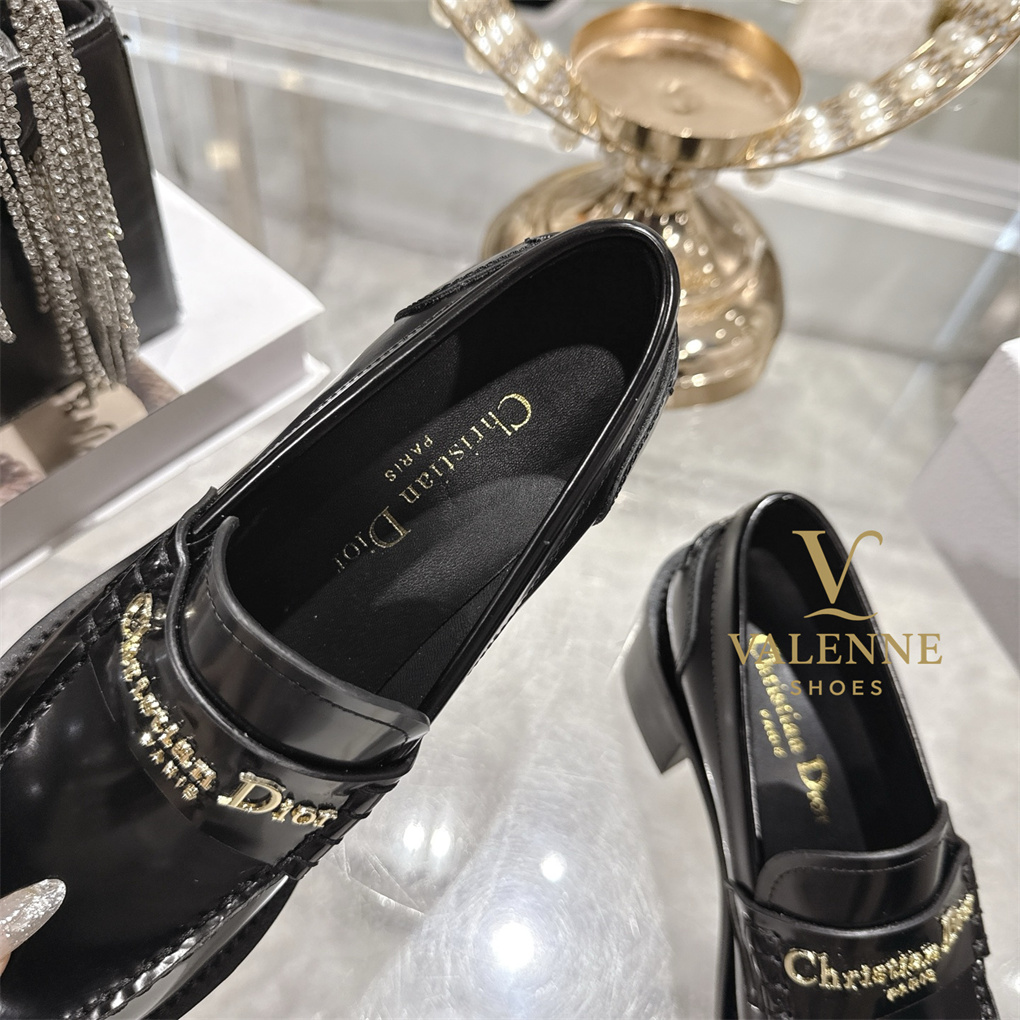 Dior Chunky Heel D-Boy Loafers