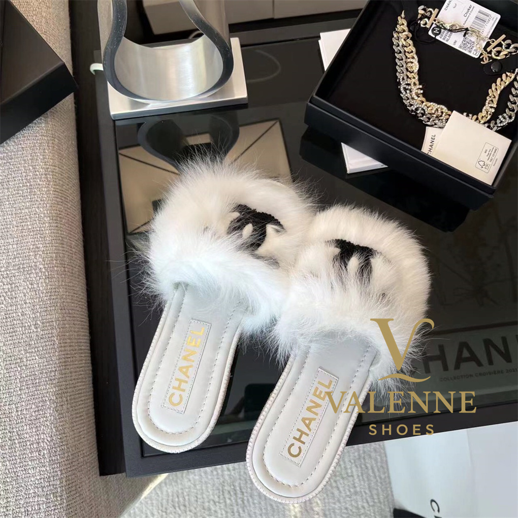 Cha Fur Slippers