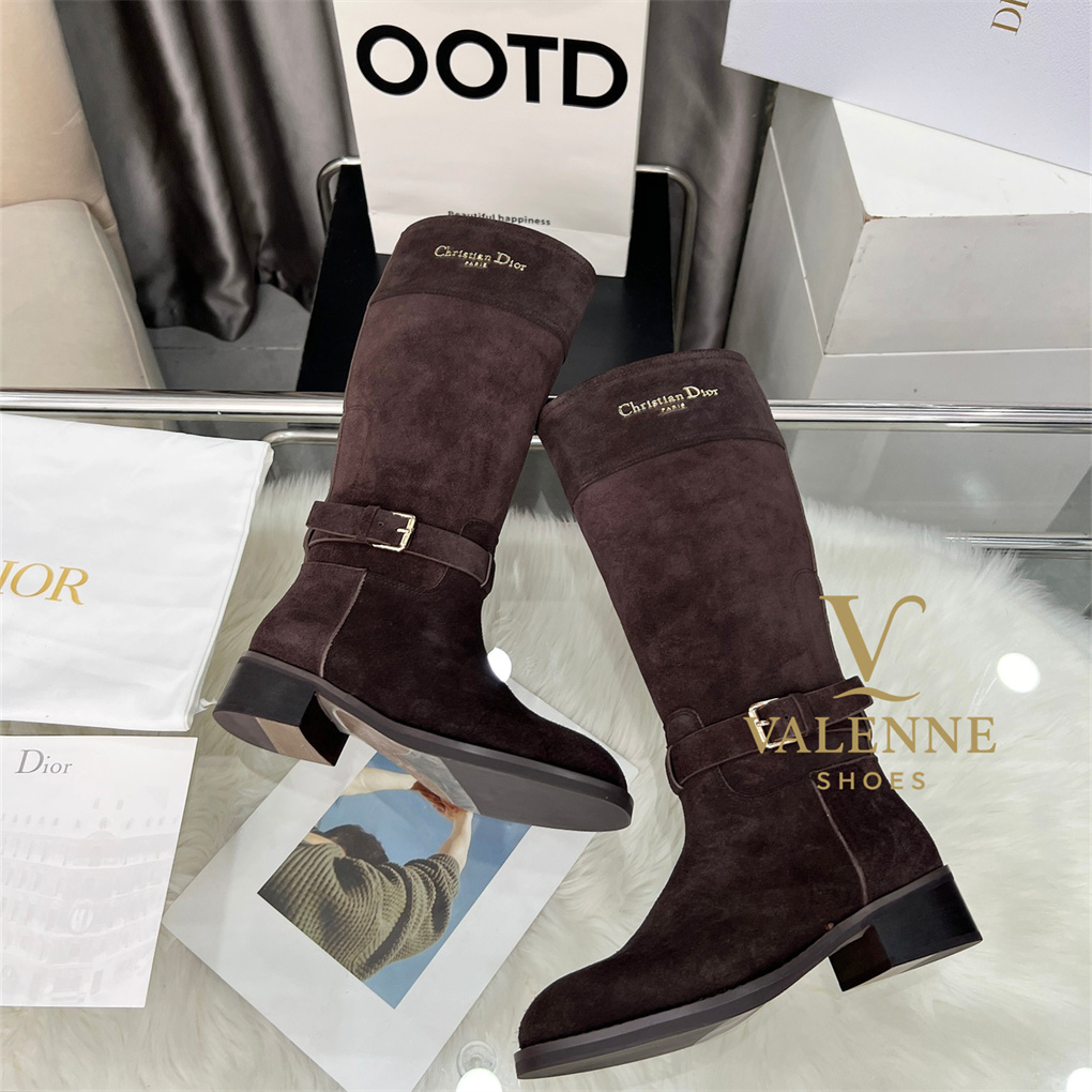 Dior Vintage-inspired British Brogue Knight Boots