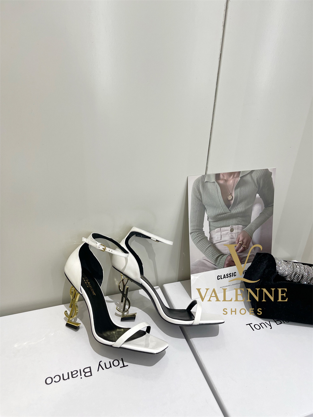 YSL Yves Saint Laurent high heels
