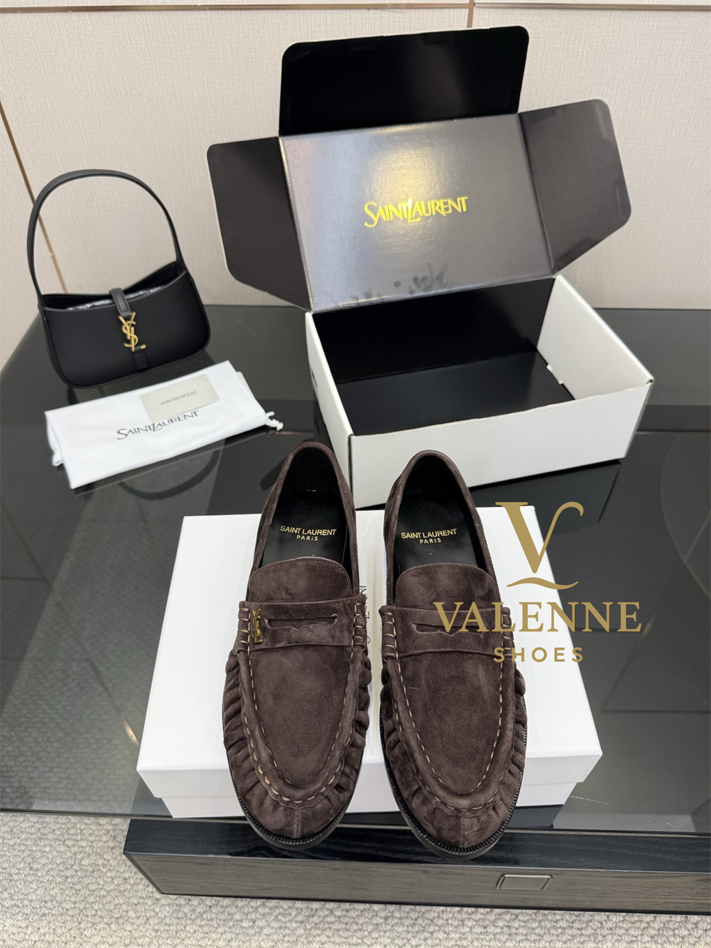 YSL Loafers Flat Shoes Yves Saint Laurent