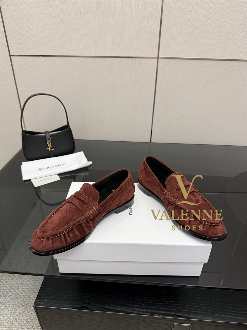 YSL Loafers Flat Shoes Yves Saint Laurent