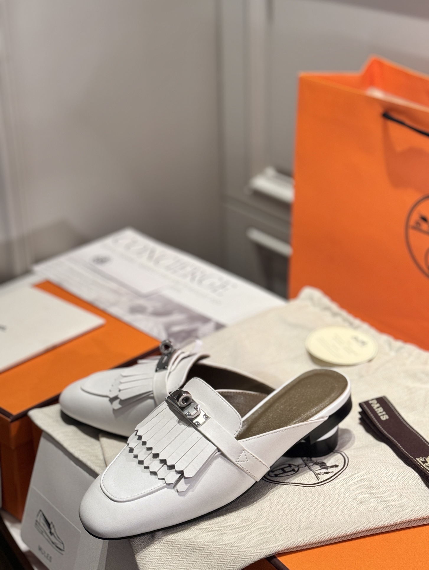 Hermes Kelly Flat shoes