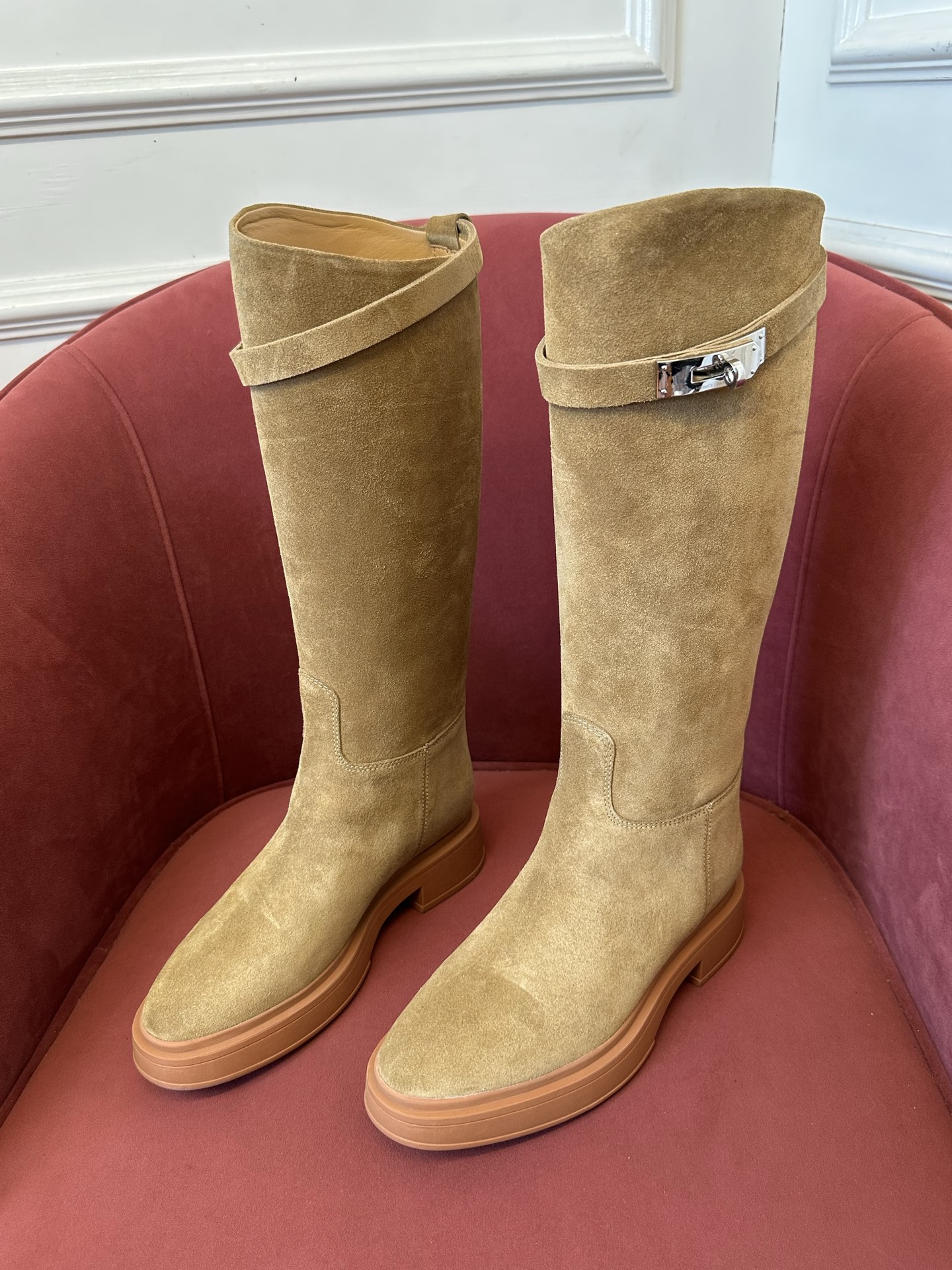 Hermes Kelly boots