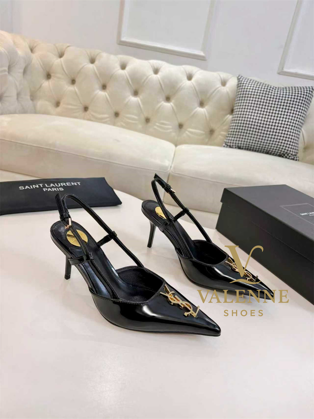 YSL Yves Saint Laurent Pointed-Toe high heels
