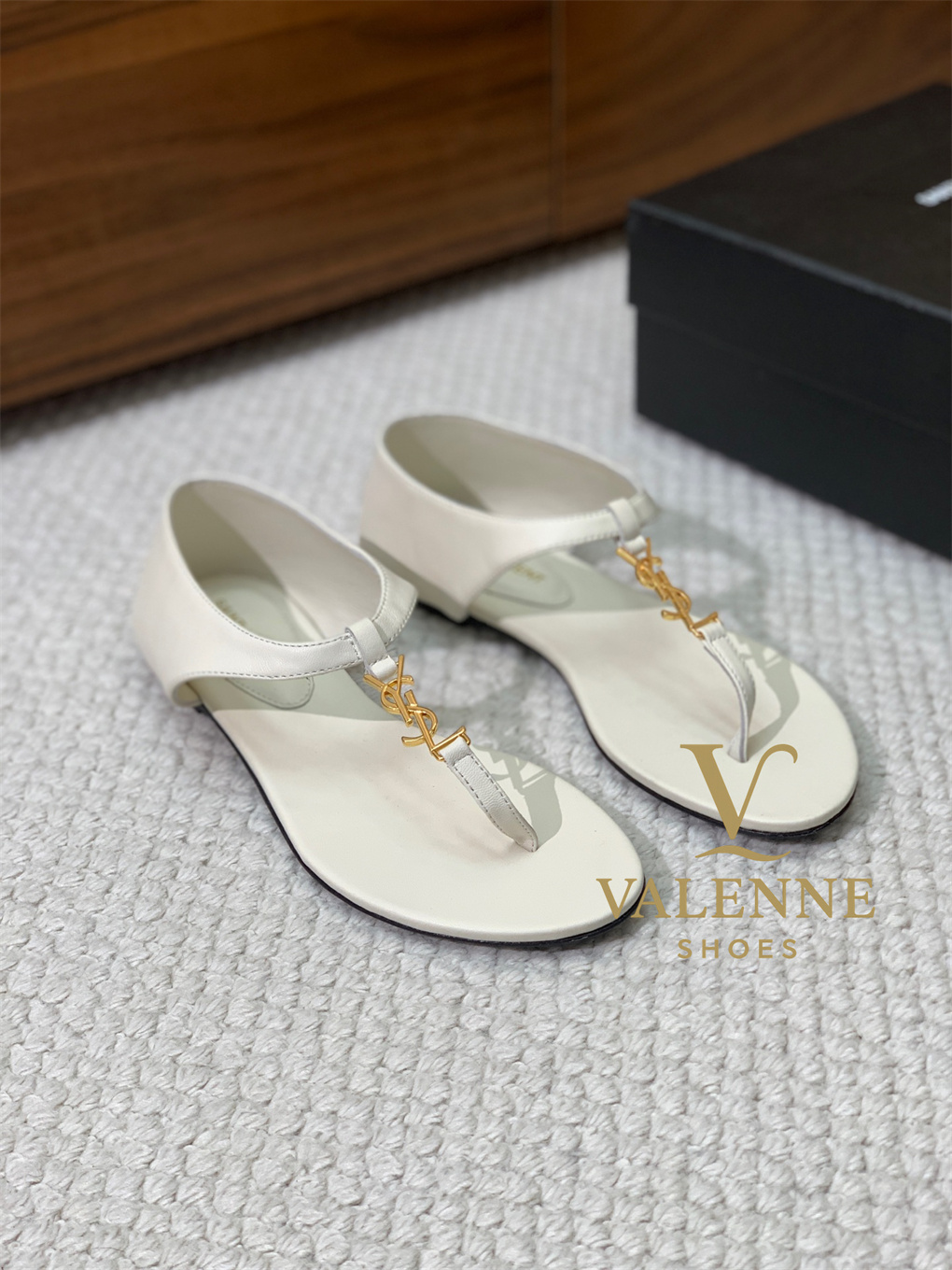 YSL Yves Saint Laurent Flat Sandals