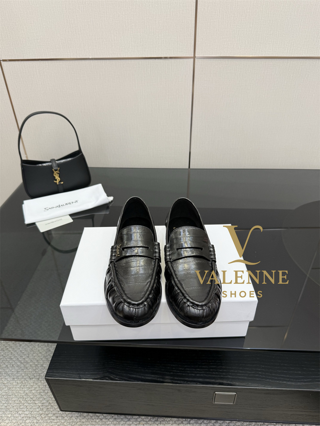 YSL Loafers Flat Shoes Yves Saint Laurent