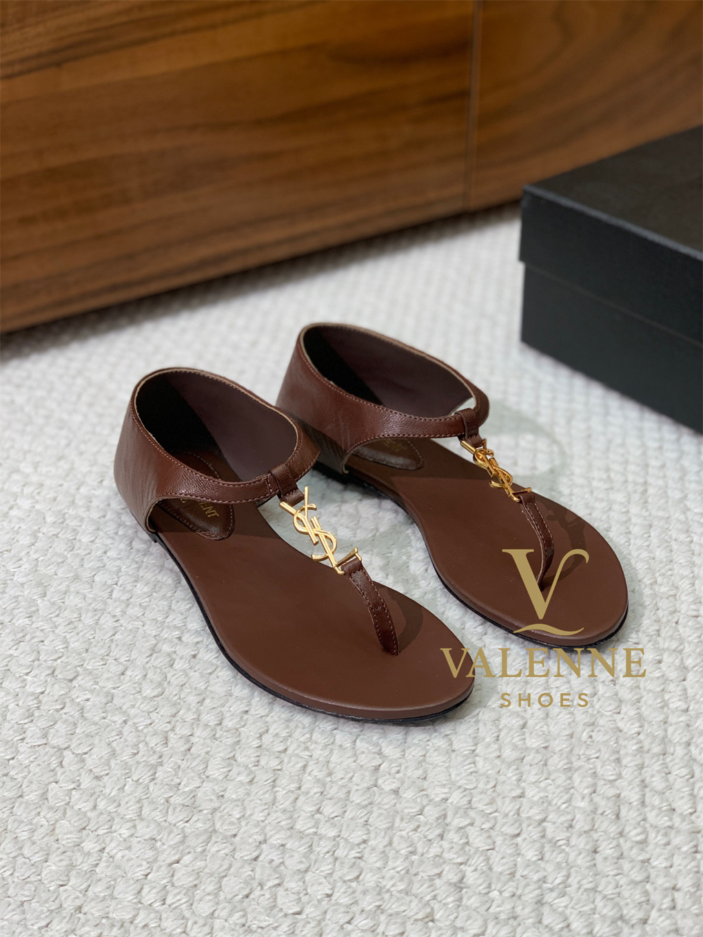 YSL Yves Saint Laurent Flat Sandals
