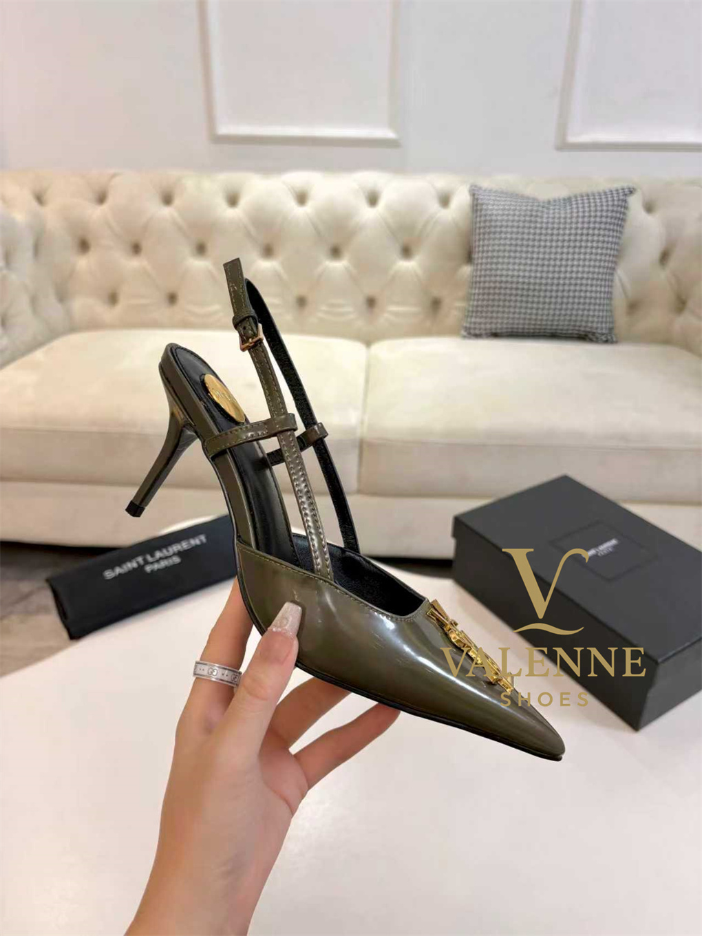 YSL Yves Saint Laurent Pointed-Toe high heels