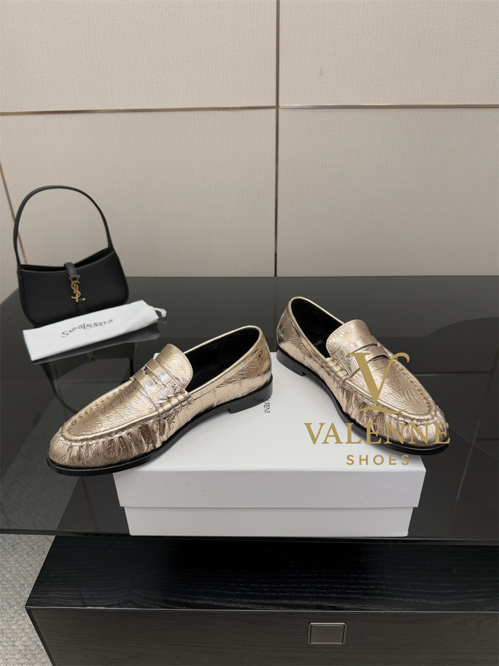 YSL Loafers Flat Shoes Yves Saint Laurent