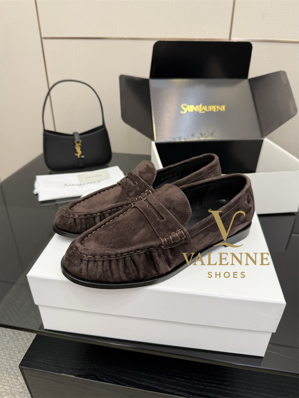 YSL Loafers Flat Shoes Yves Saint Laurent