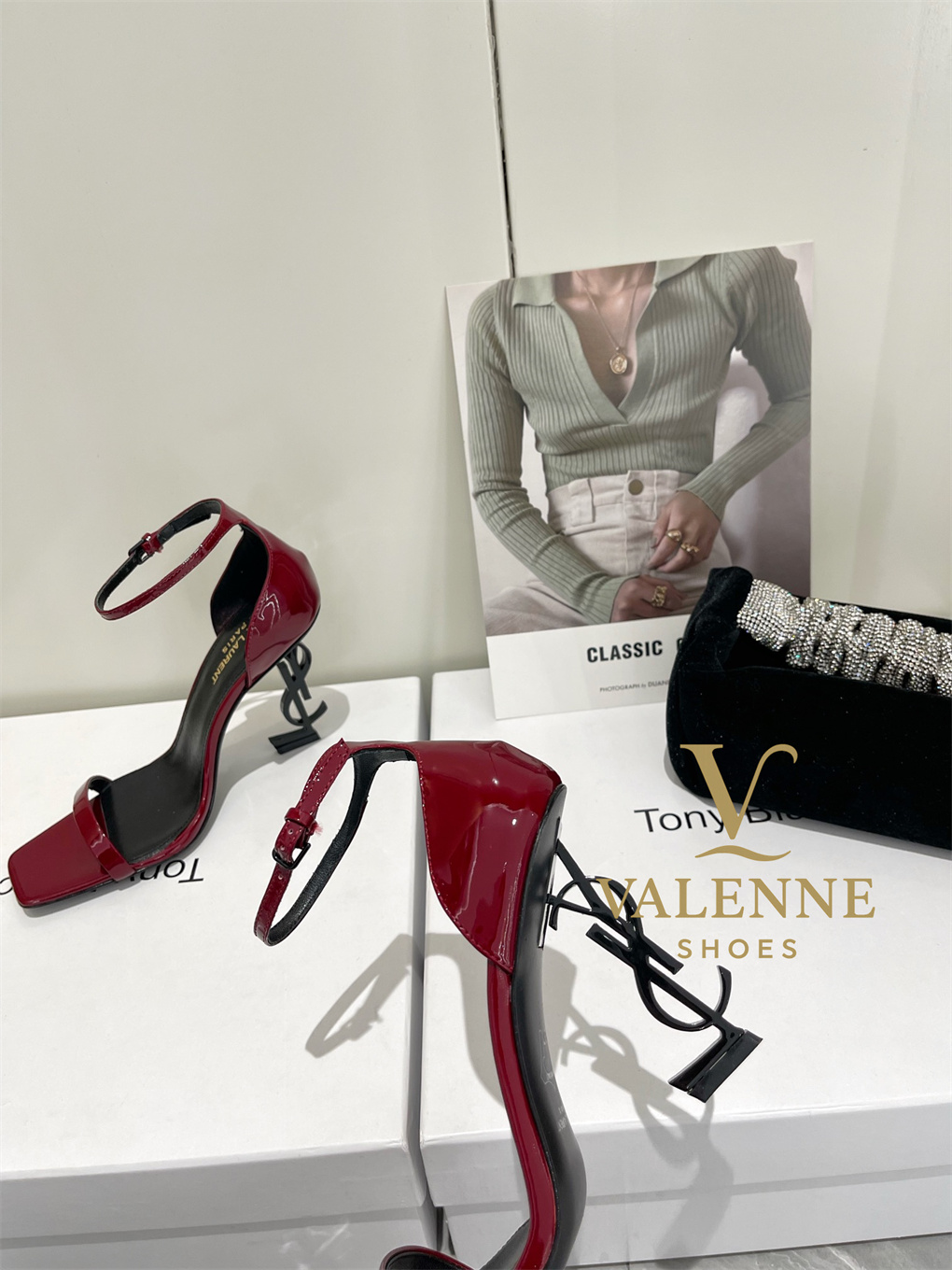 YSL Yves Saint Laurent high heels