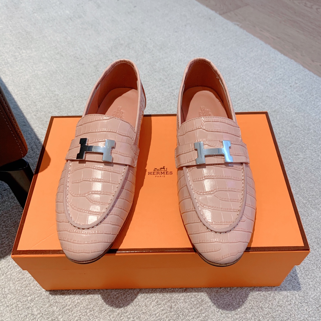 Hermes Lefu shoes