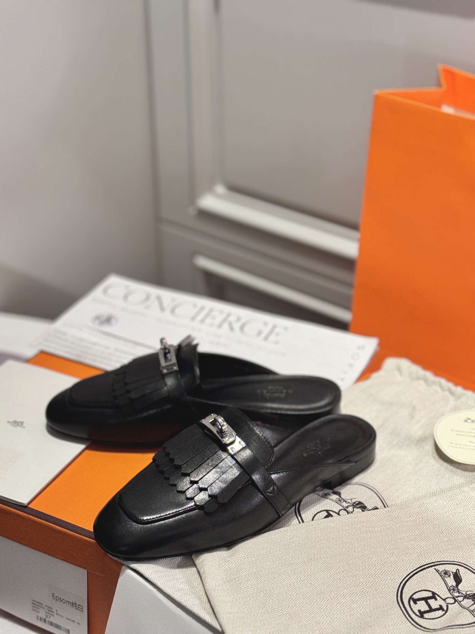 Hermes Kelly Flat shoes
