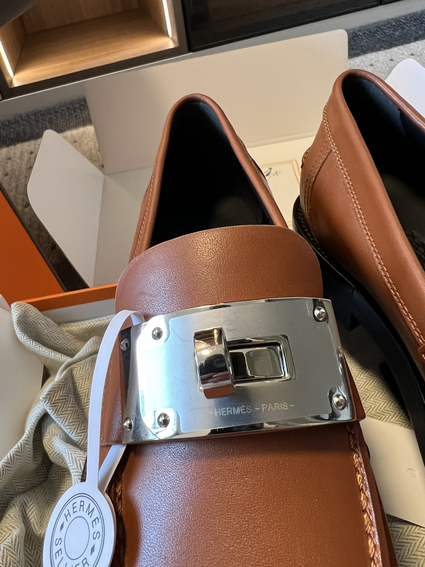 Hermes Kelly Flat shoes