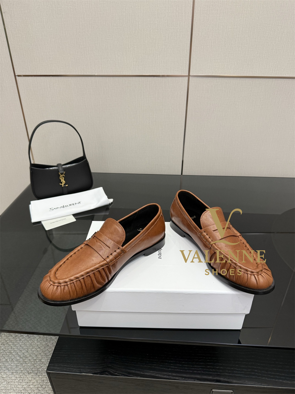 YSL Loafers Flat Shoes Yves Saint Laurent