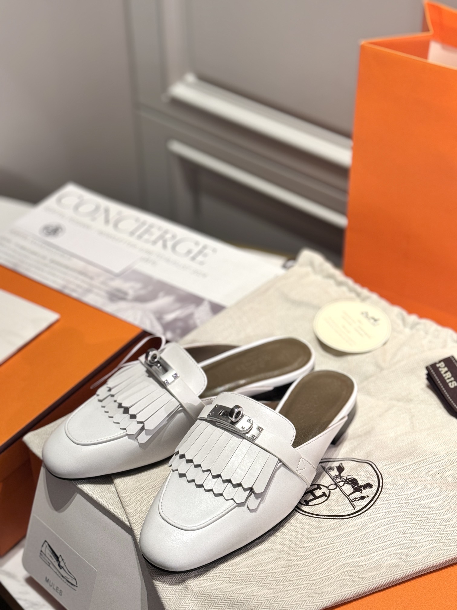 Hermes Kelly Flat shoes