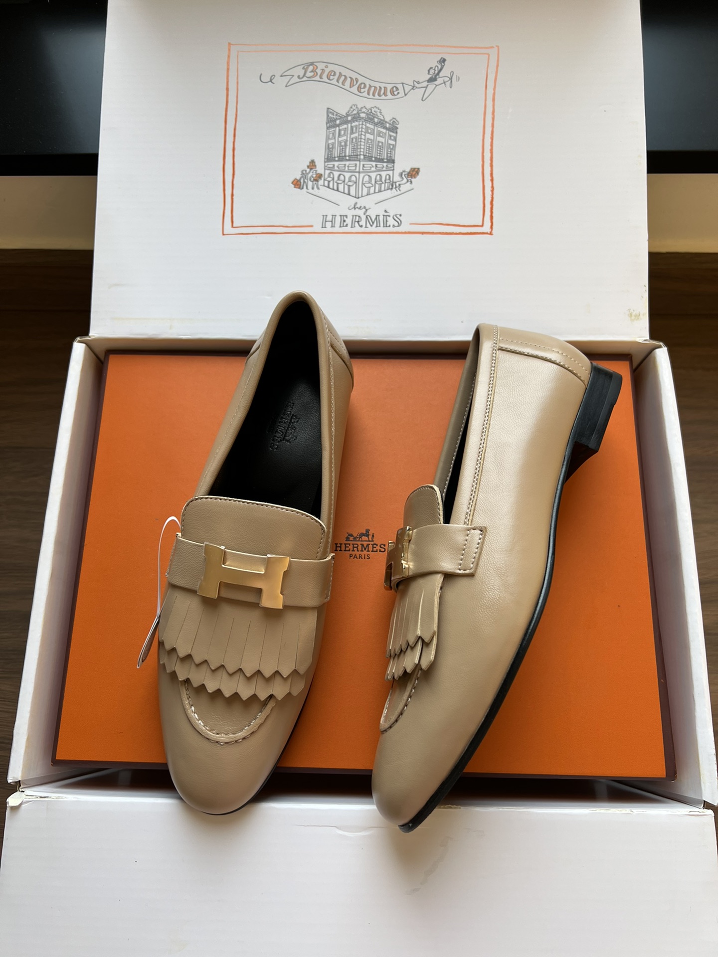 Hermes Kelly Flat shoes