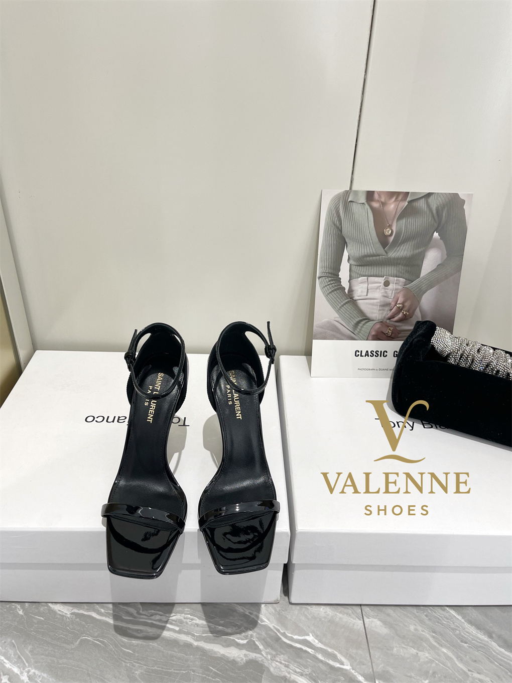 YSL Yves Saint Laurent high heels