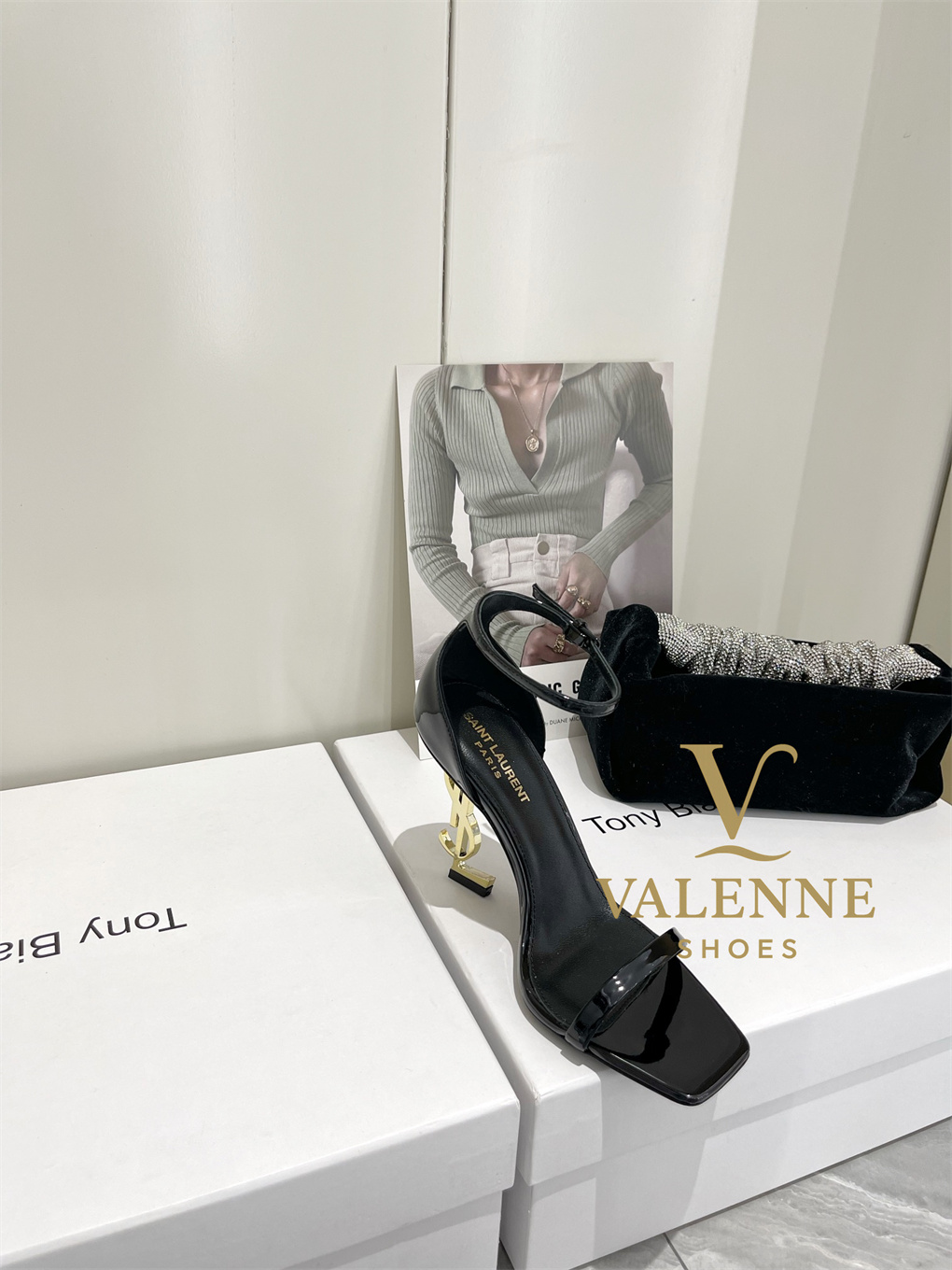 YSL Yves Saint Laurent high heels