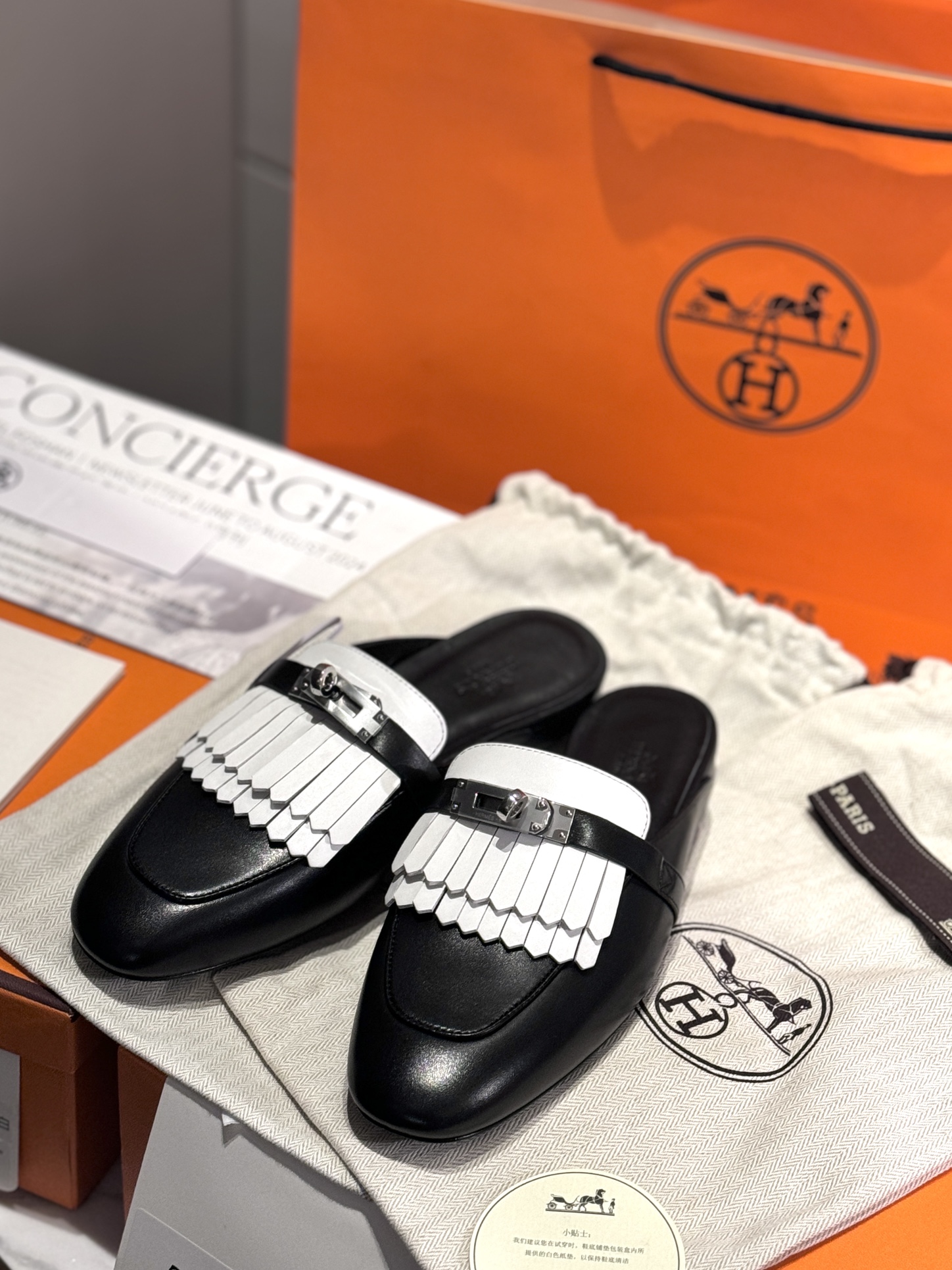 Hermes Kelly Flat shoes