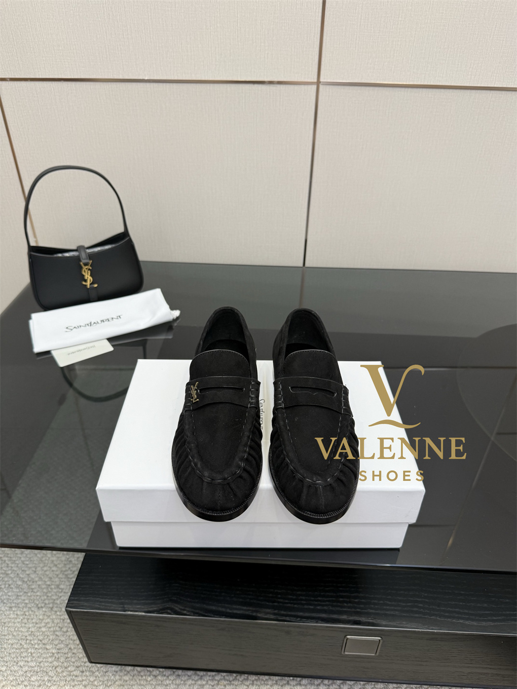YSL Loafers Flat Shoes Yves Saint Laurent