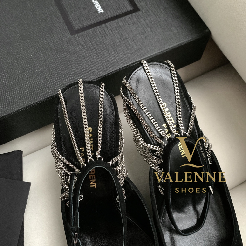 YSL Yves Saint Laurent Sling high heels